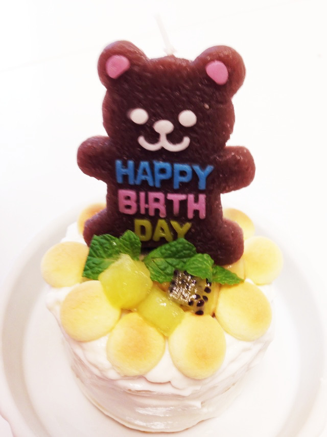 １歳の誕生日ケーキ♡の画像