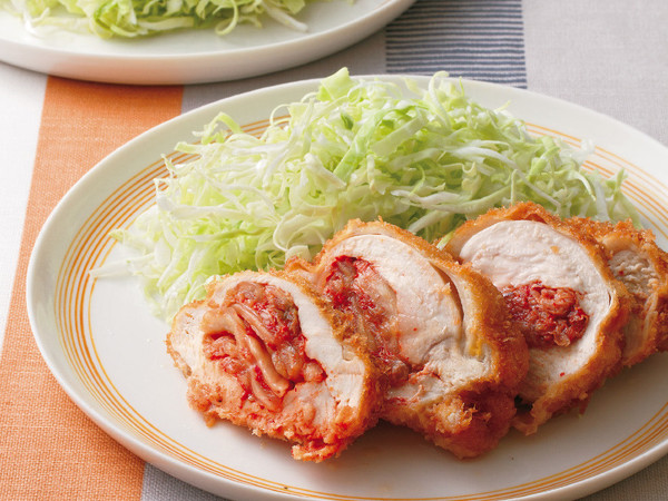 鶏胸肉のキムチサンドフライ