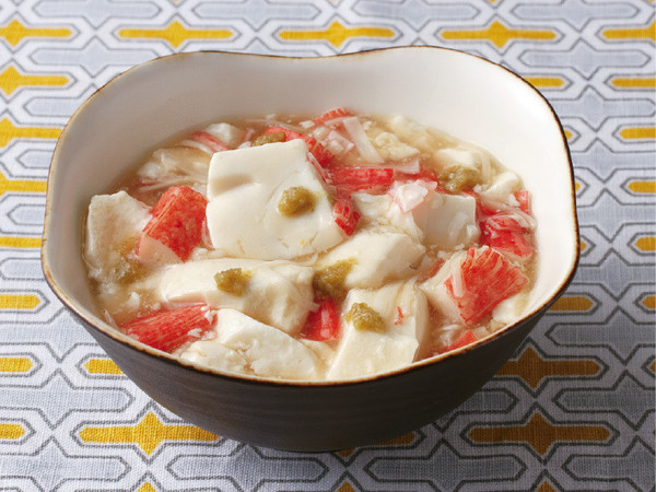 豆腐とかにかまのとろとろ煮