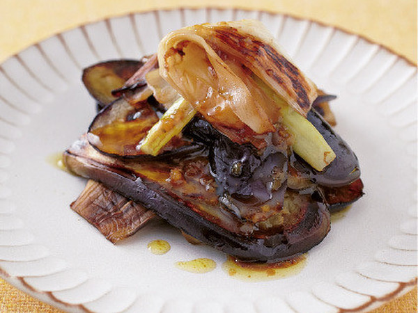 焼きなすのゆずこしょうだれ