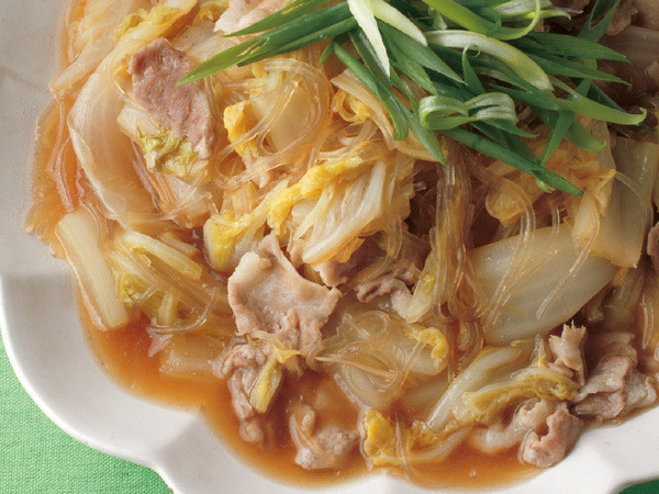 白菜と豚肉の中華風うま煮