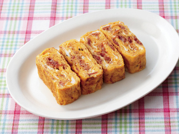 コンビーフの卵焼き