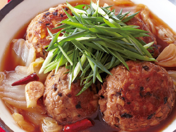 ビッグ肉だんごと白菜の中華風うま煮