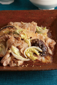 白菜と豚バラの韓国風炒め