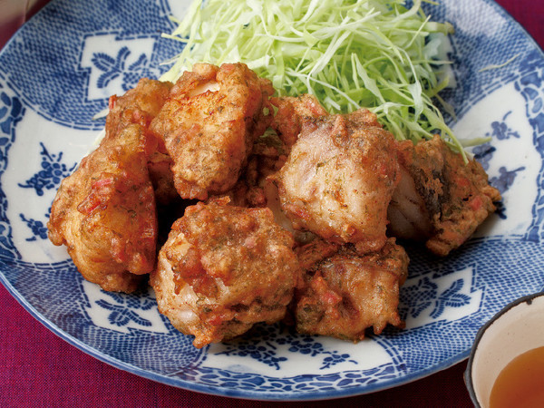 たらのたこ焼き風天ぷら