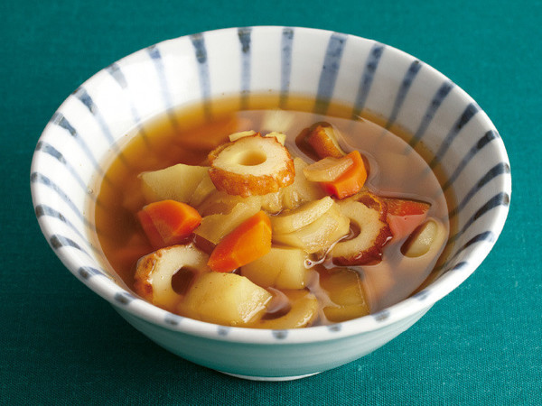 具だくさん和風カレースープ