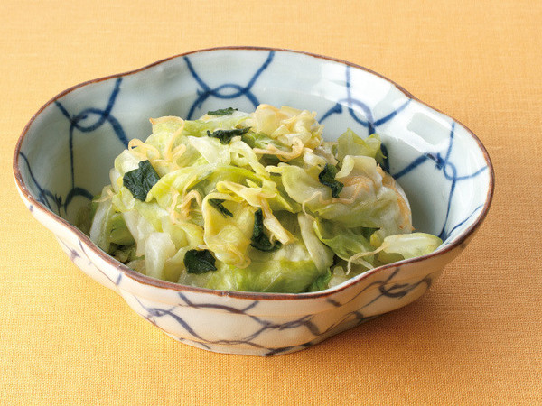 キャベツのめんつゆ漬け