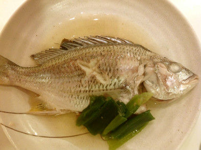 美味☆キビレ(白身魚)のマース煮(塩煮)の写真