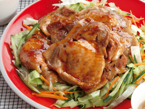 豚肉のはちみつしょうゆ照り焼き