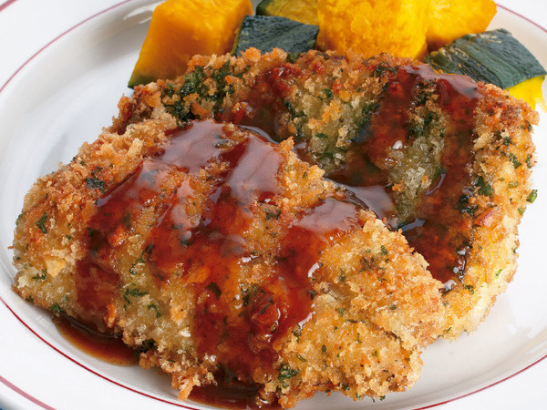 あじのガーリックパン粉焼き