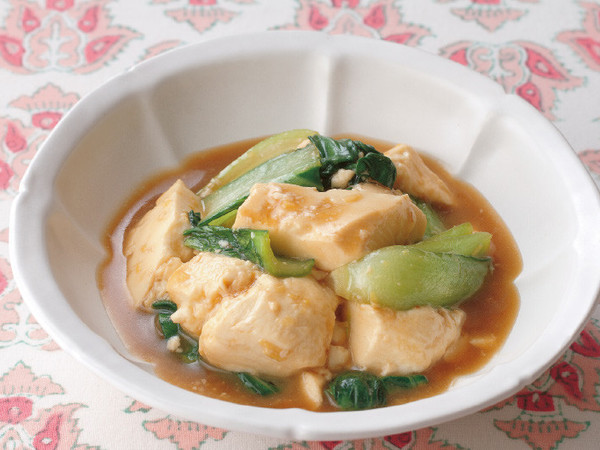 豆腐と青梗菜のオイスター煮