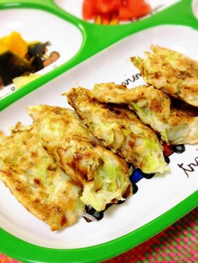 離乳食完了期☆ふわふわお好み焼き♡