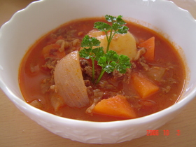 とまとの煮込み
