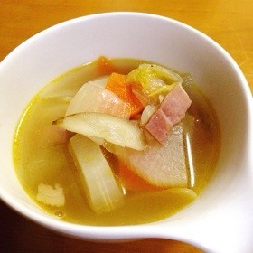 根菜ほっこりコンソメスープ