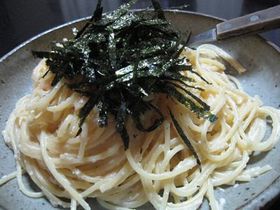 たらこクリームパスタ
