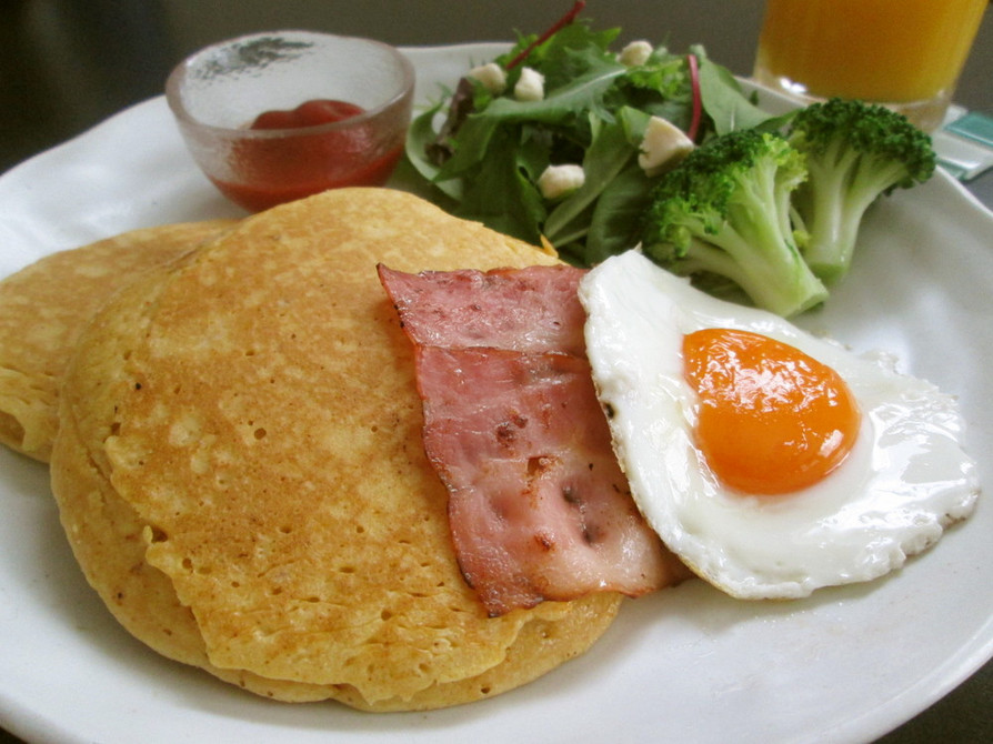 ＢＢＱラブでスパイシーパンケーキ♪の画像