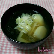 一番美味しい♪❇じゃがいもの味噌汁❇♪の写真