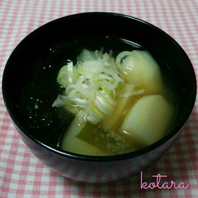 一番美味しい♪❇じゃがいもの味噌汁❇♪