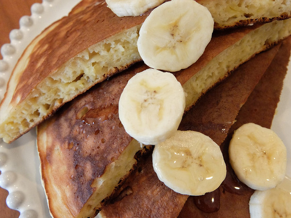 バナナのパンケーキ
