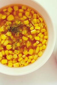薬膳風★乾燥生姜とコーンのスープ