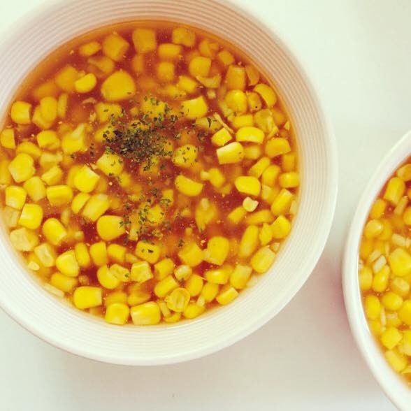 薬膳風★乾燥生姜とコーンのスープの画像