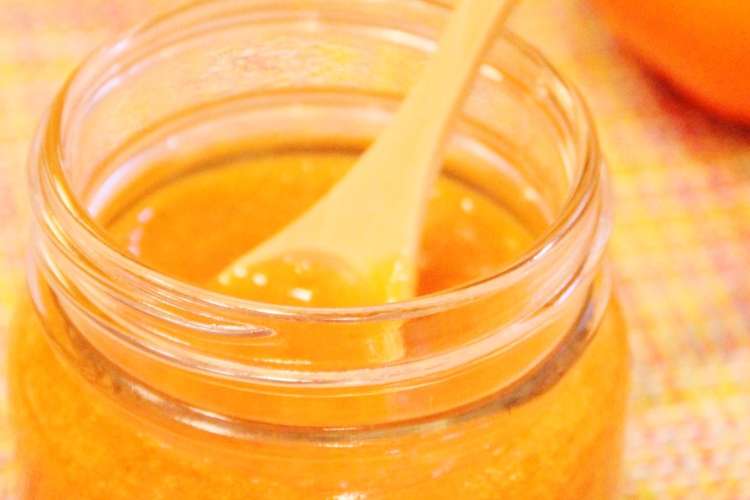 熟した柿で レンジで簡単柿ジャム レシピ 作り方 By Dellaたん クックパッド 簡単おいしいみんなのレシピが371万品