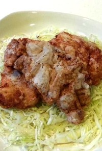 焼くように！本格『俺の竜田揚げ風唐揚げ』