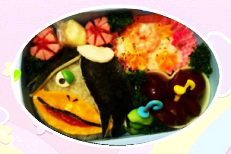 園児キャラ弁 河童 妖怪ウォッチ レシピ 作り方 By An An クックパッド