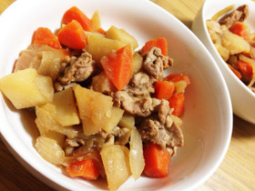 簡単・時短でびっくり☆我が家の肉じゃが