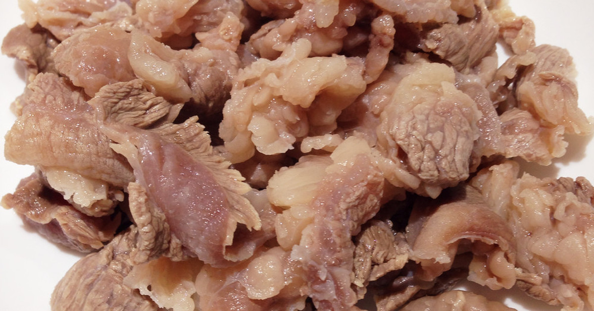 美味しくする為のひと手間 牛すじの下処理 レシピ 作り方 By あやぴよこ クックパッド 簡単おいしいみんなのレシピが375万品