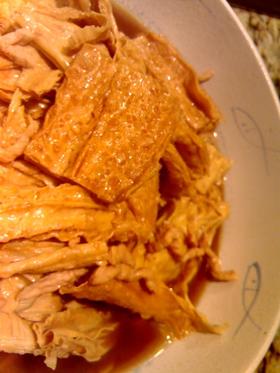中華 腐竹の煮物 (湯葉の煮物)