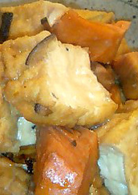 旬です！秋鮭と厚揚げのほっこり煮物