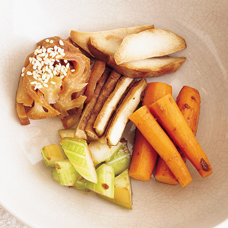 野菜のにんにくみそ漬け5種