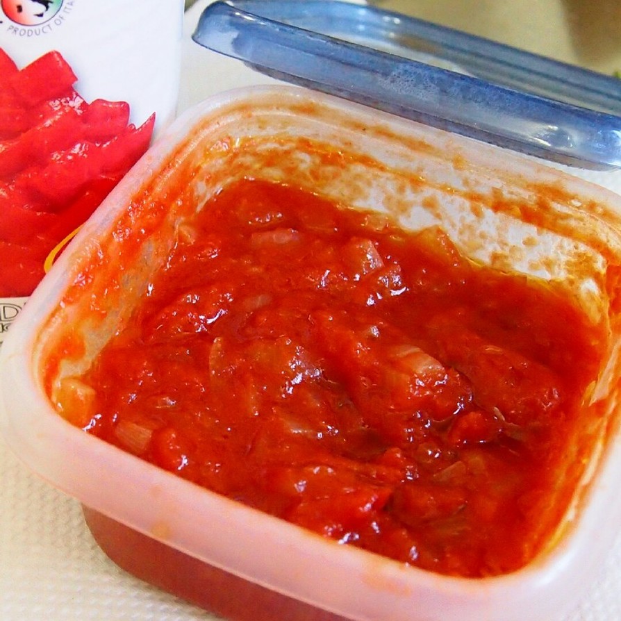 レンジで☆簡単トマトソースの画像