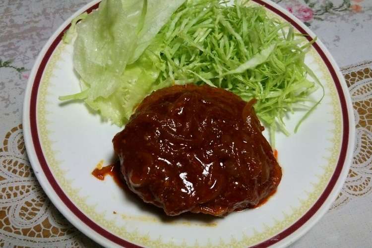 うまソースで煮込みハンバーグ レシピ 作り方 By ピーチガール クックパッド 簡単おいしいみんなのレシピが352万品