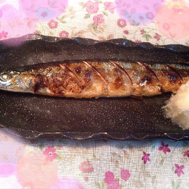 秋刀魚（さんま）の塩焼き♡の画像
