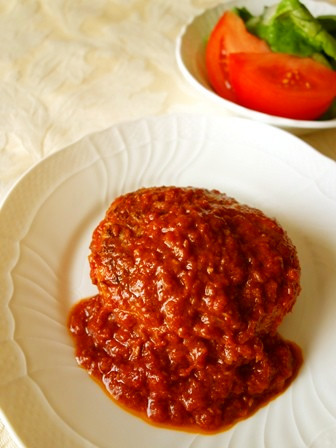簡単＆失敗なし☆トマト煮込みハンバーグの画像