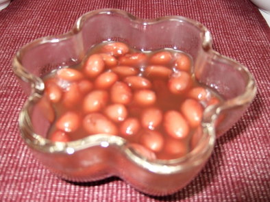 圧力鍋で作る金時豆の写真