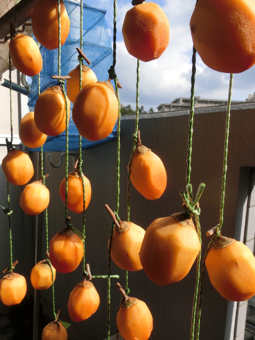 干し柿の作り方の画像