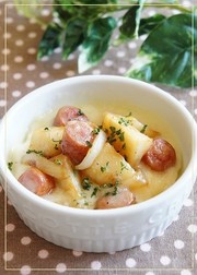 照り焼きジャーマンポテトココットカマンの写真
