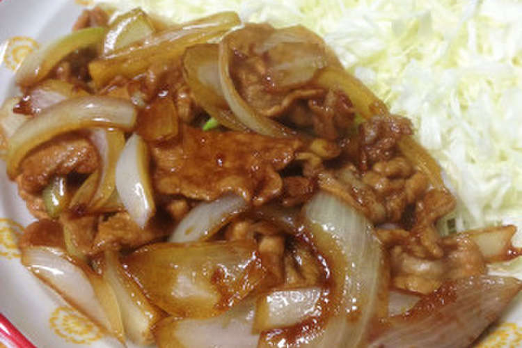 ご飯がすすむ 豚肉と玉ねぎの甘辛炒め レシピ 作り方 By ｍａｉʚ ɞ クックパッド