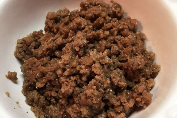 合挽き肉のそぼろ レシピ 作り方 By ありらっクママ クックパッド 簡単おいしいみんなのレシピが352万品