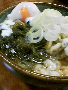 めかぶ蕎麦