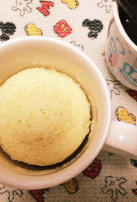 卵、油カット☆低カロリーマグカップケーキ