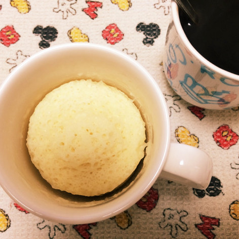 卵、油カット☆低カロリーマグカップケーキ