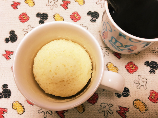 卵、油カット☆低カロリーマグカップケーキの画像