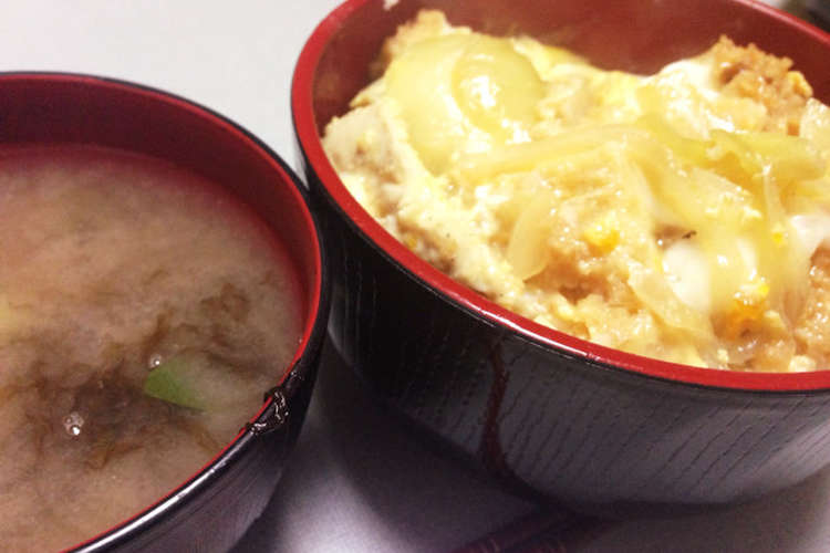 フワフワ カツ丼 レシピ 作り方 By へぺろーん クックパッド 簡単おいしいみんなのレシピが350万品