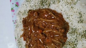 煮込み時間10分!もやしのキーマ風カレー