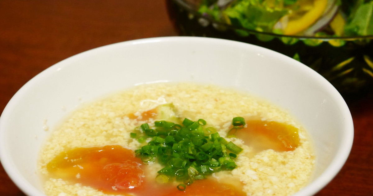 フワフワ仕上げ、豆腐の中華スープ♪ by mamakaze 【クックパッド】 簡単おいしいみんなのレシピが315万品 フワフワ仕上げ、... 