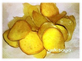 簡単♪おやつに☆さつまいもチップス